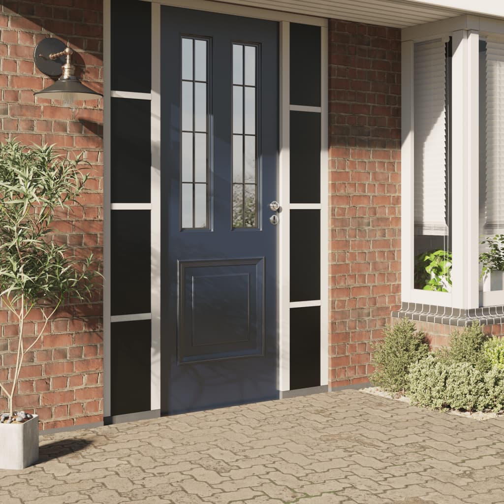 vidaXL Folie pentru fereastră statică, negru mat, 45x1000 cm, PVC