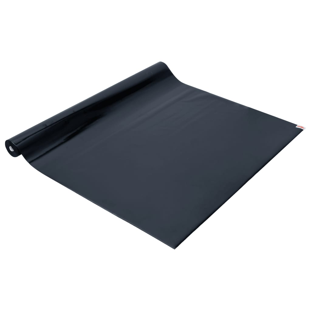 vidaXL Folie pentru fereastră statică, negru mat, 45x1000 cm, PVC