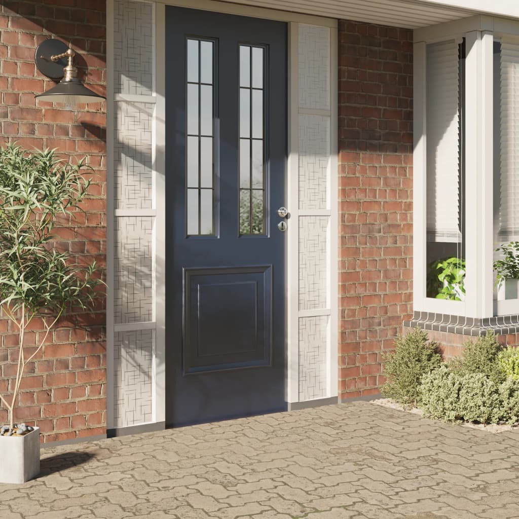 vidaXL Folie fereastră mată, model stele, 45x500 cm, PVC