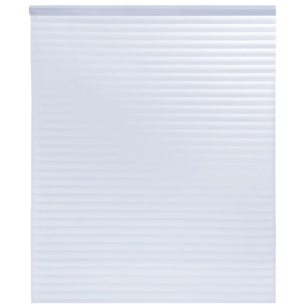 vidaXL Folie fereastră mată, model dungi, 90x500 cm, PVC vidaXL Folie fereastră mată, model dungi, 90x500 cm, PVC