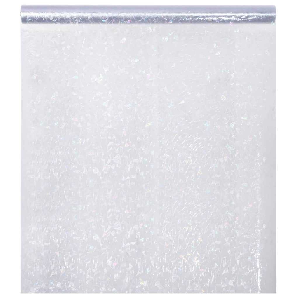 vidaXL Folie fereastră mată, model curcubeu 3D, 45x2000 cm, PVC vidaXL Folie fereastră mată, model curcubeu 3D, 45x2000 cm, PVC