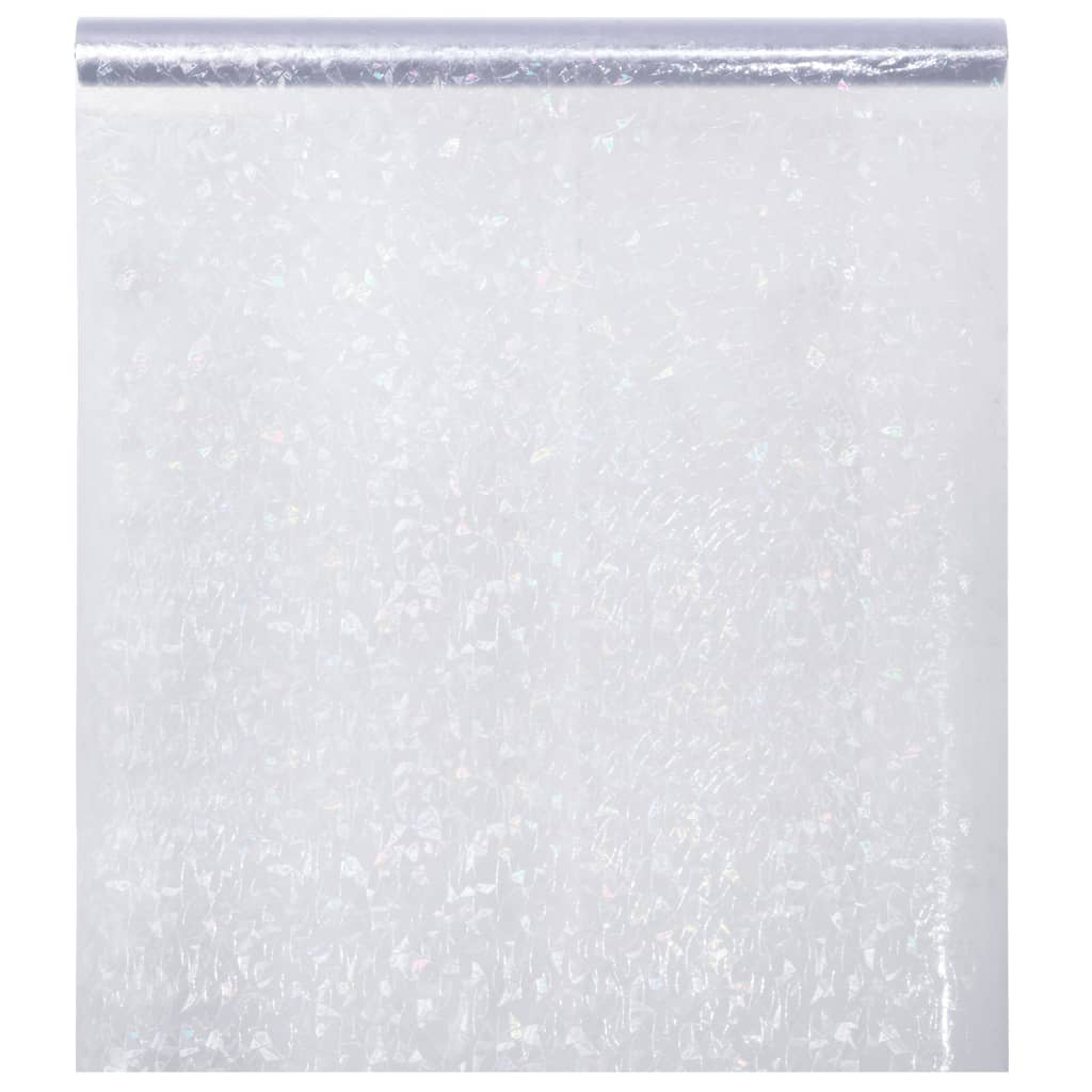 vidaXL Folie fereastră mată, model curcubeu 3D, 60x500 cm, PVC vidaXL Folie fereastră mată, model curcubeu 3D, 60x500 cm, PVC