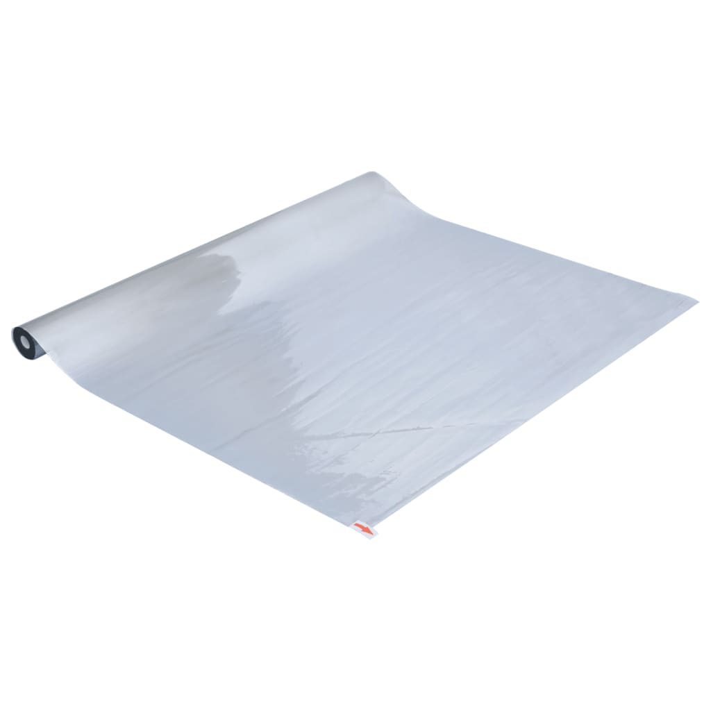vidaXL Folie solară efect reflectorizant static argintiu 60x2000cm PVC