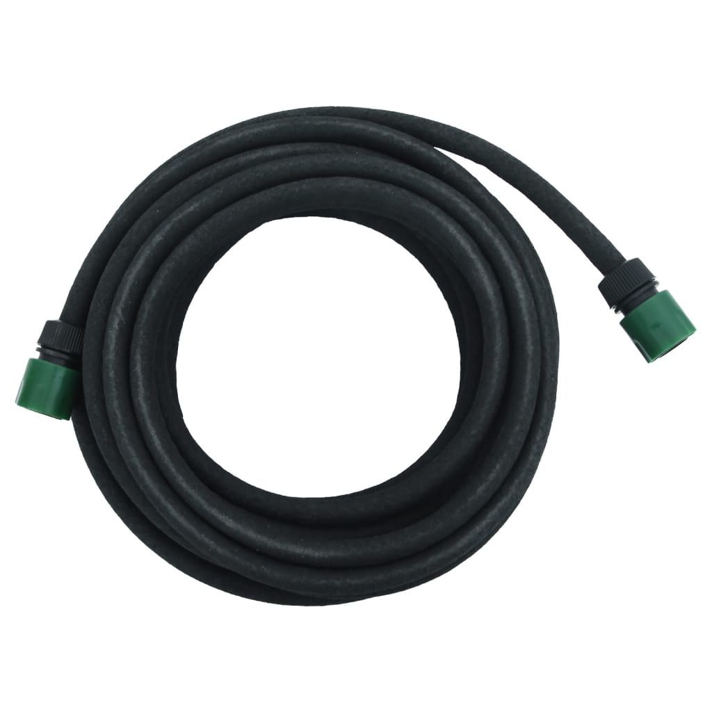 vidaXL Furtun poros de grădină, negru, 0,6", 10 m, cauciuc vidaXL Furtun poros de grădină, negru, 0,6", 10 m, cauciuc