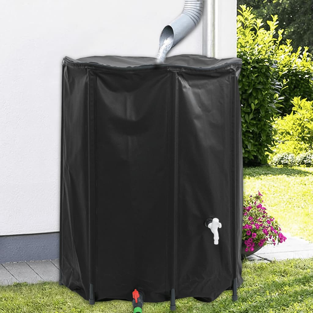 vidaXL Rezervor de apă cu robinet, pliabil, 750 L, PVC vidaXL Rezervor de apă cu robinet, pliabil, 750 L, PVC