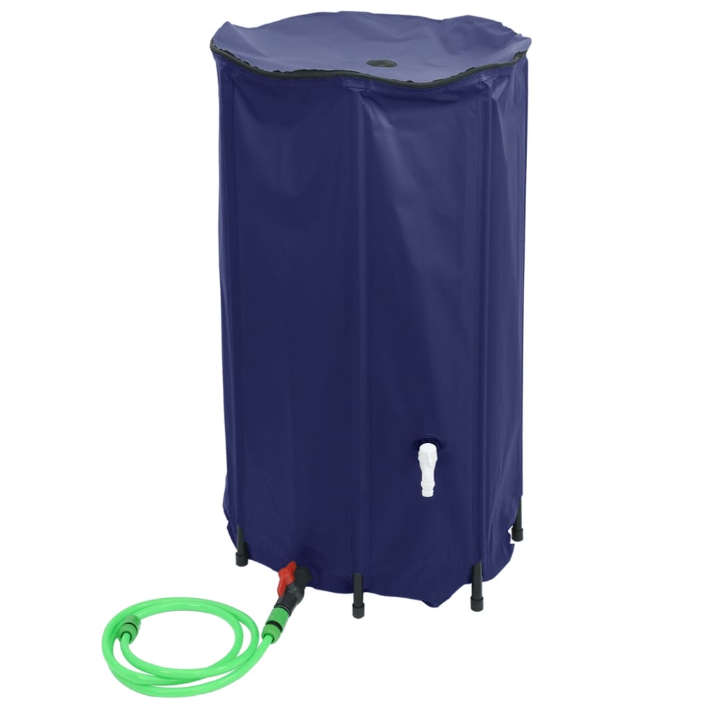 vidaXL Rezervor de apă cu robinet, pliabil, 250 L, PVC vidaXL Rezervor de apă cu robinet, pliabil, 250 L, PVC