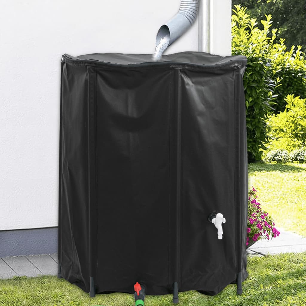 vidaXL Rezervor de apă cu robinet, pliabil, 1250 L, PVC vidaXL Rezervor de apă cu robinet, pliabil, 1250 L, PVC