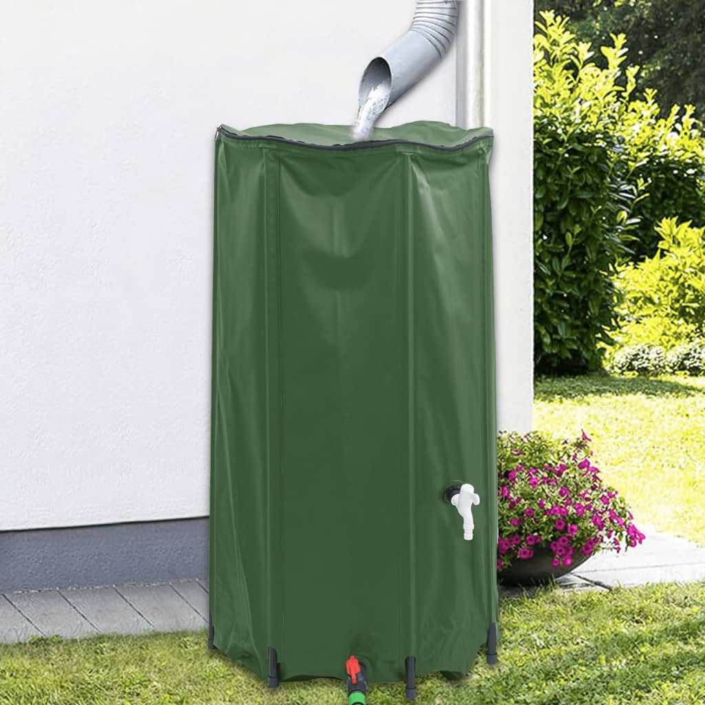 vidaXL Rezervor de apă cu robinet, pliabil, 100 L, PVC vidaXL Rezervor de apă cu robinet, pliabil, 100 L, PVC
