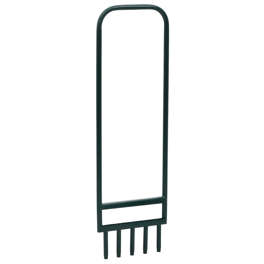 vidaXL Aerator gazon 5 tije tubulare, verde oțel vopsit electrostatic vidaXL Aerator gazon 5 tije tubulare, verde oțel vopsit electrostatic