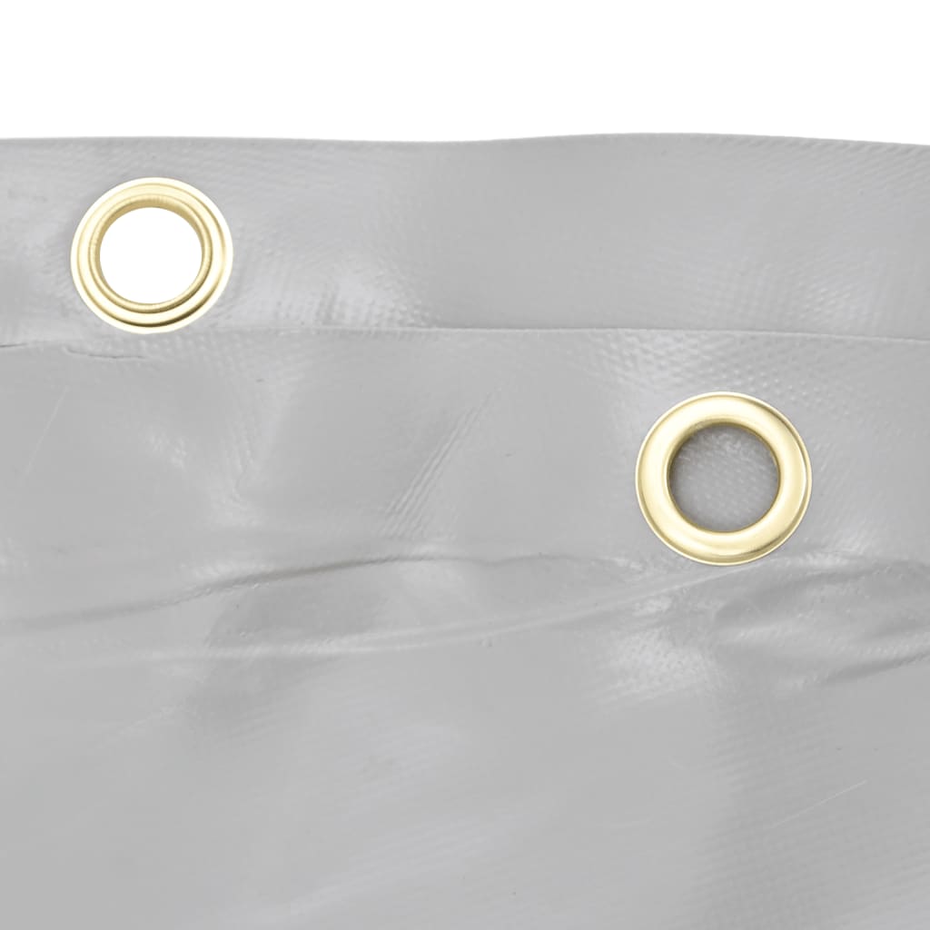 vidaXL Prelată, gri, 5x6 m, 650 g/m²