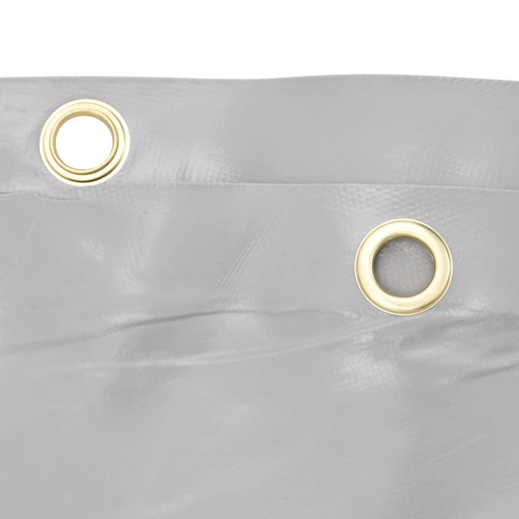 vidaXL Prelată, gri, 5x7 m, 650 g/m²