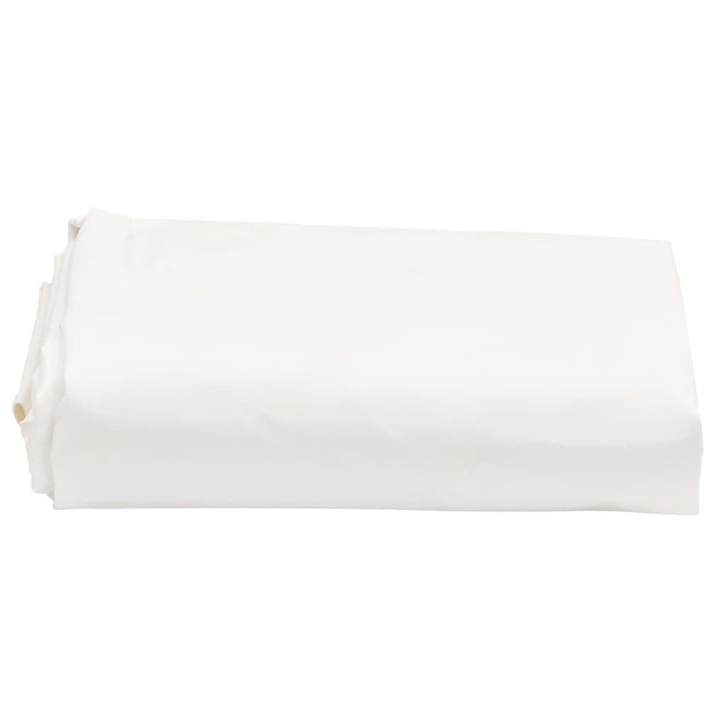 vidaXL Prelată, alb, 2,5x4,5 m, 650 g/m²