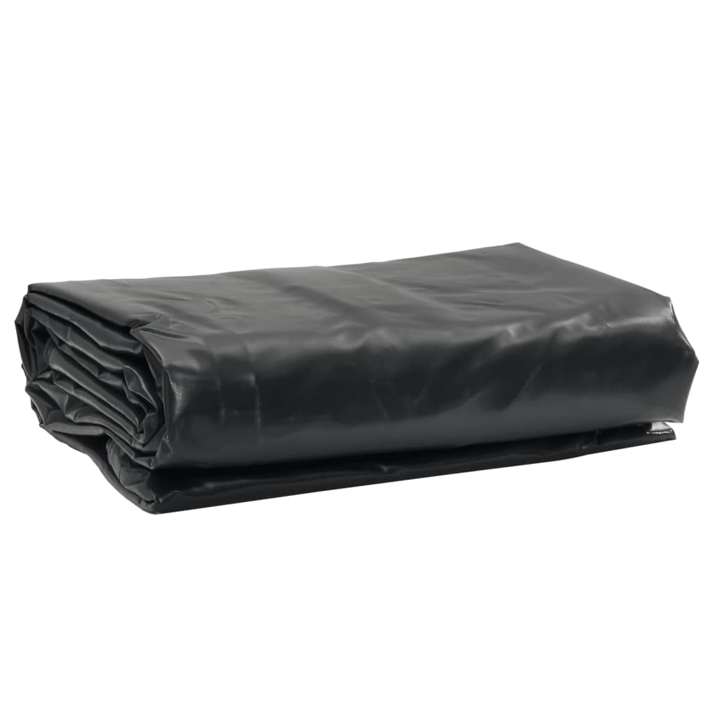 vidaXL Prelată, negru, 5x8 m, 650 g/m²