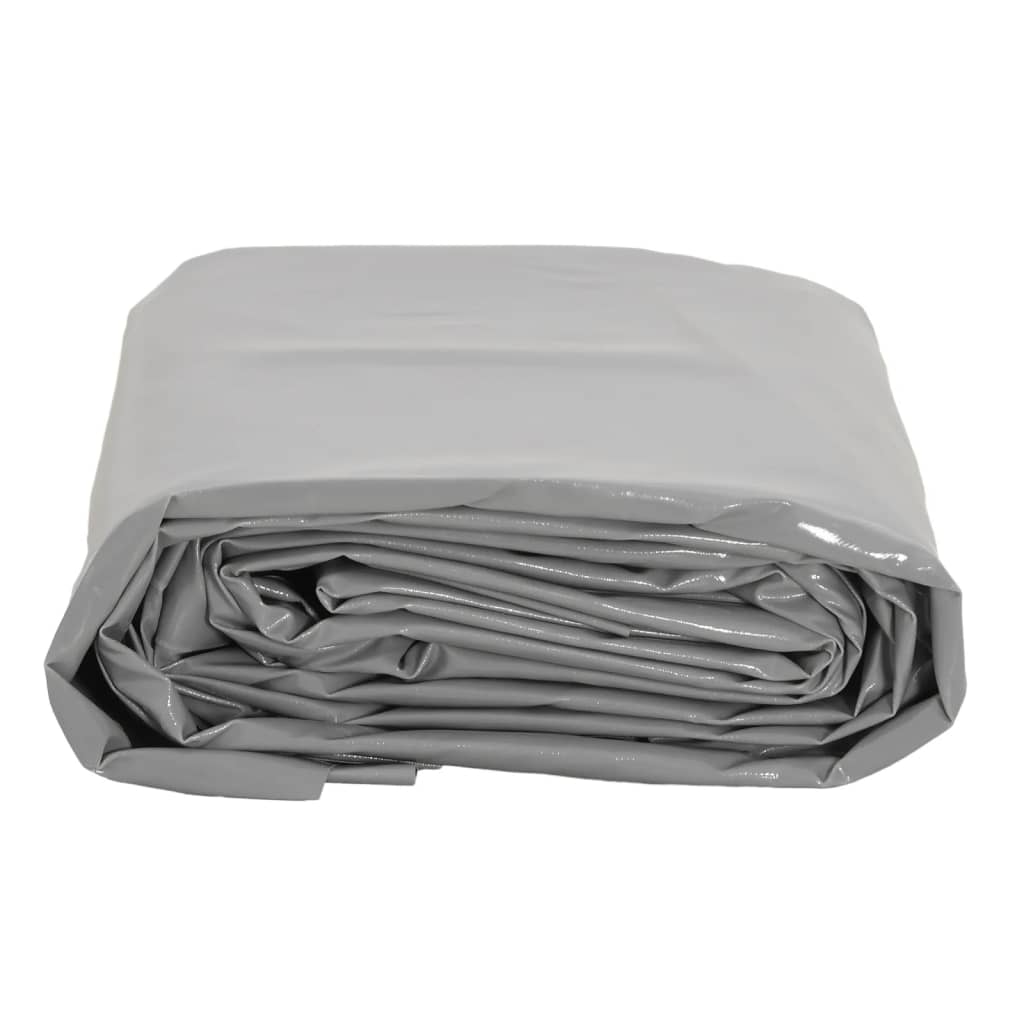 vidaXL Prelată, gri, 4x8 m, 650 g/m²