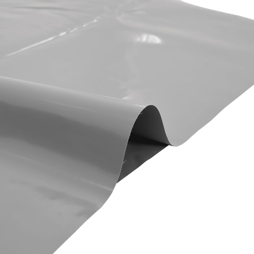 vidaXL Prelată, gri, 4x8 m, 650 g/m²