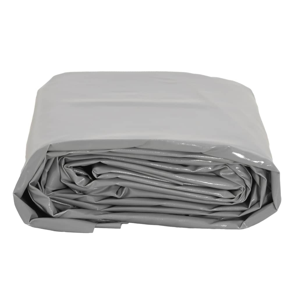 vidaXL Prelată, gri, 1,5x6 m, 650 g/m²