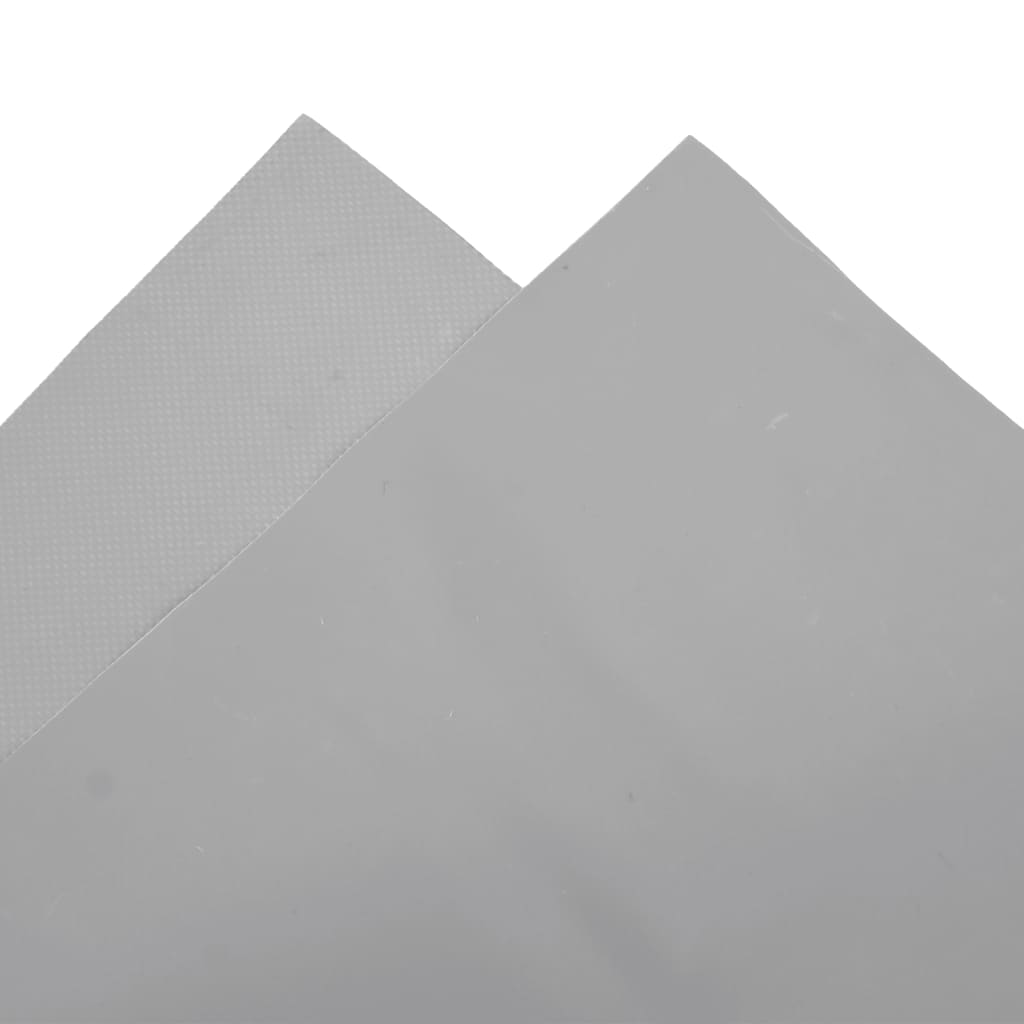 vidaXL Prelată, gri, 1,5x6 m, 650 g/m²