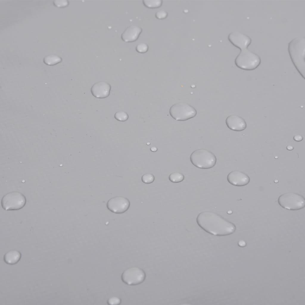 vidaXL Prelată, gri, 5x5 m, 650 g/m²