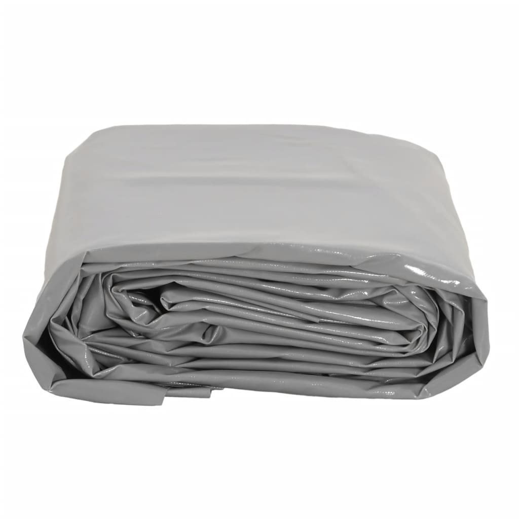vidaXL Prelată, gri, 5x8 m, 650 g/m²