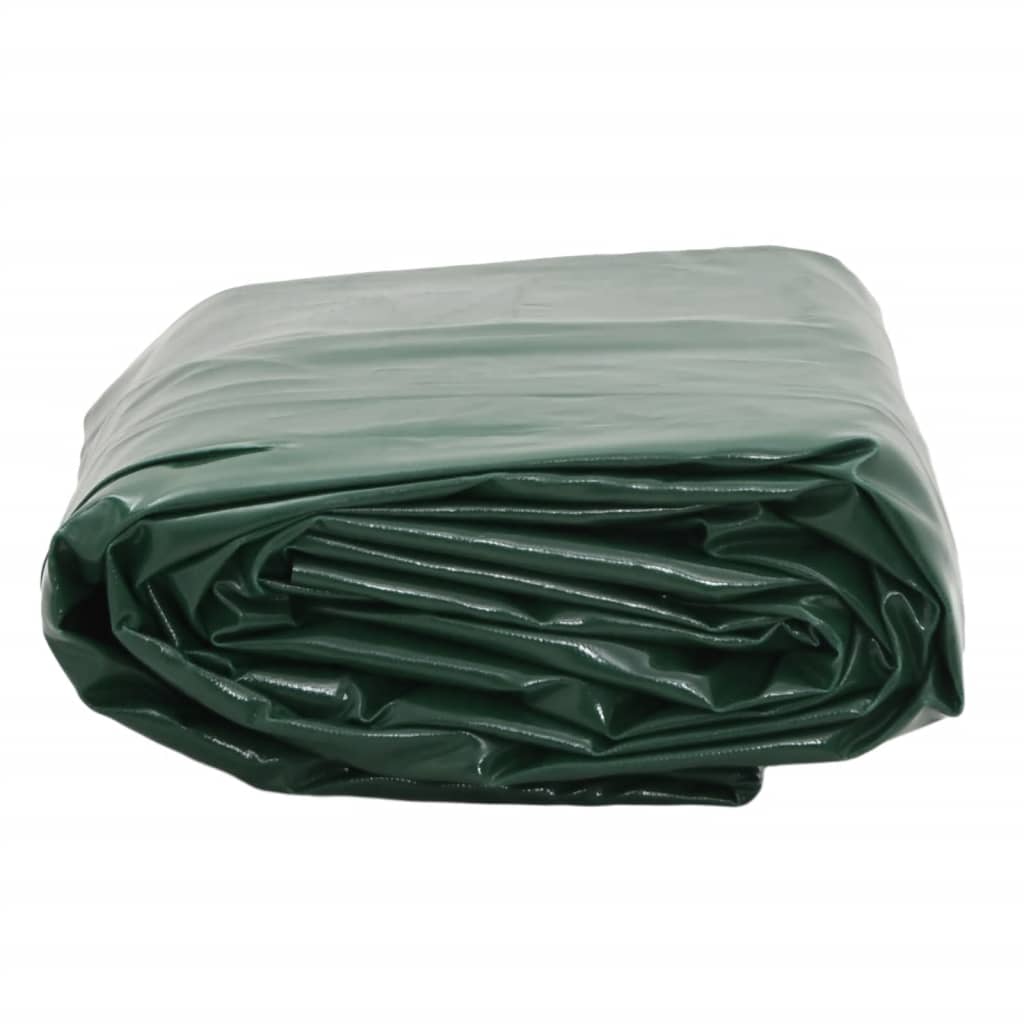 vidaXL Prelată, verde, 3x3 m, 650 g/m²