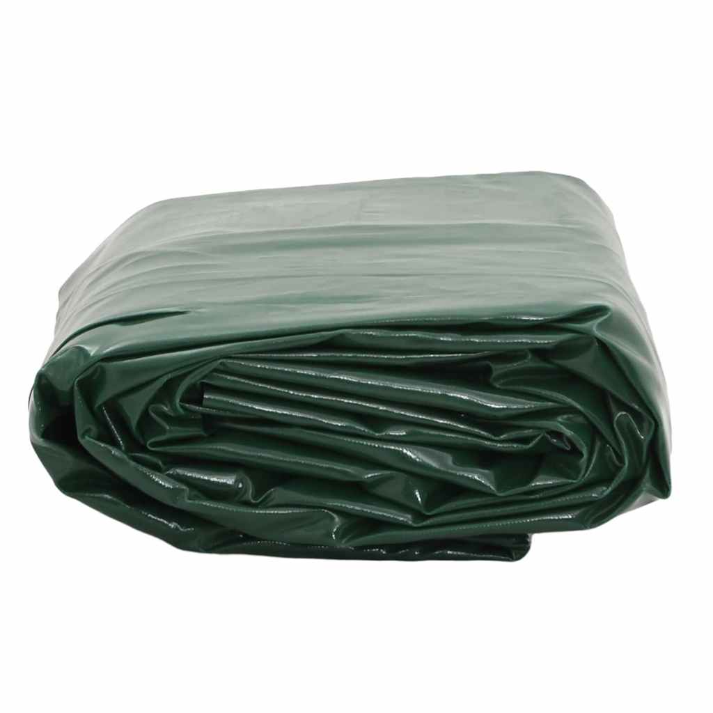 vidaXL Prelată, verde, 1,5x10 m, 650 g/m²