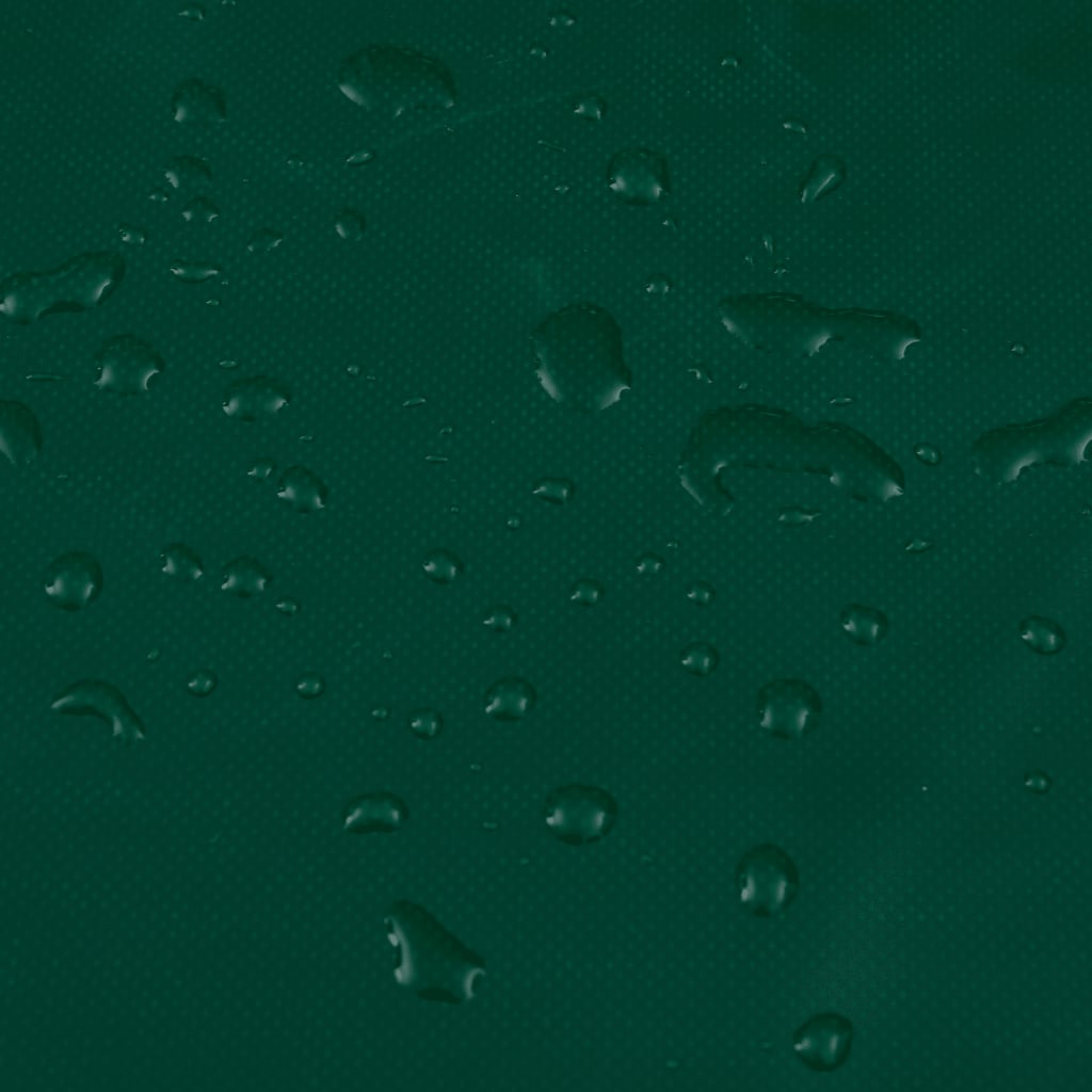 vidaXL Prelată, verde, 5x6 m, 650 g/m²