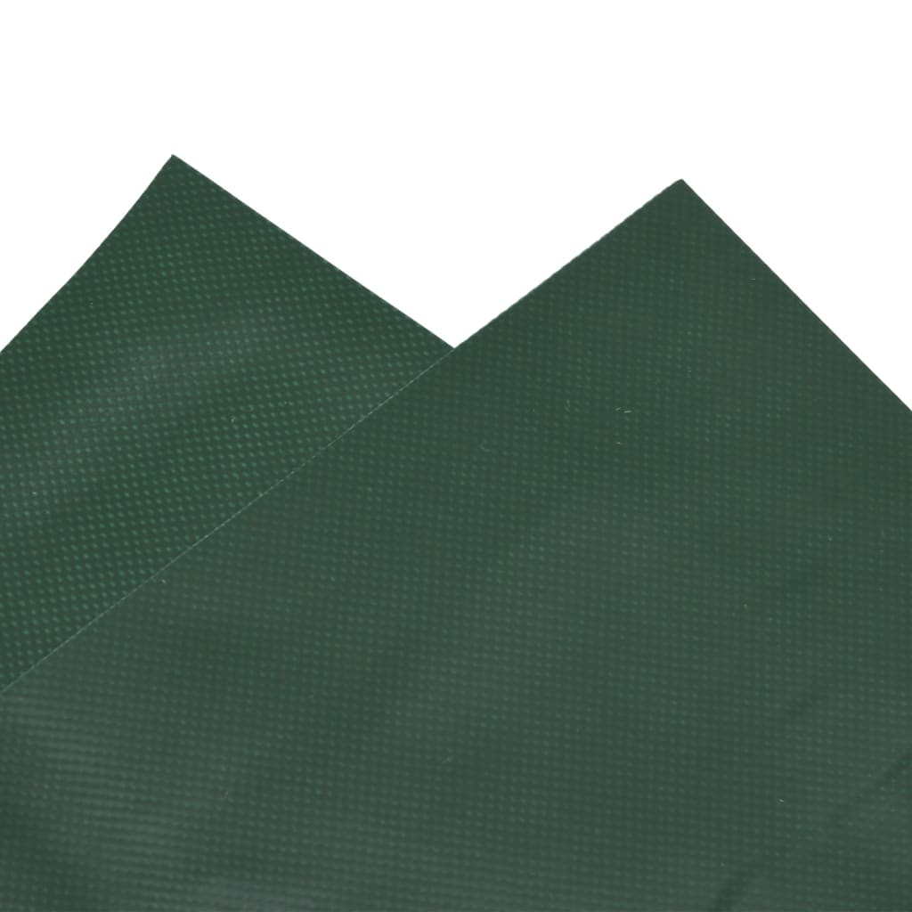 vidaXL Prelată, verde, 6x8 m, 650 g/m²
