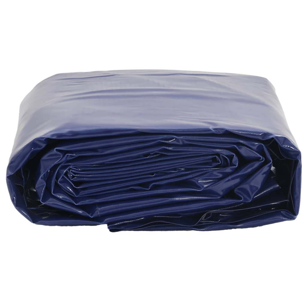 vidaXL Prelată, albastru, 1,5x10 m, 650 g/m²