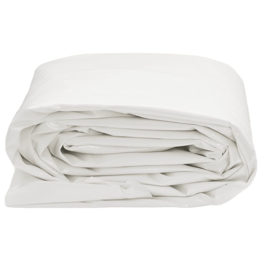 vidaXL Prelată, alb, 2x3 m, 650 g/m²