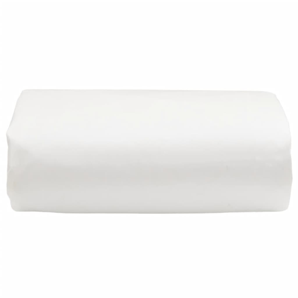 vidaXL Prelată, alb, 3x4 m, 650 g/m²