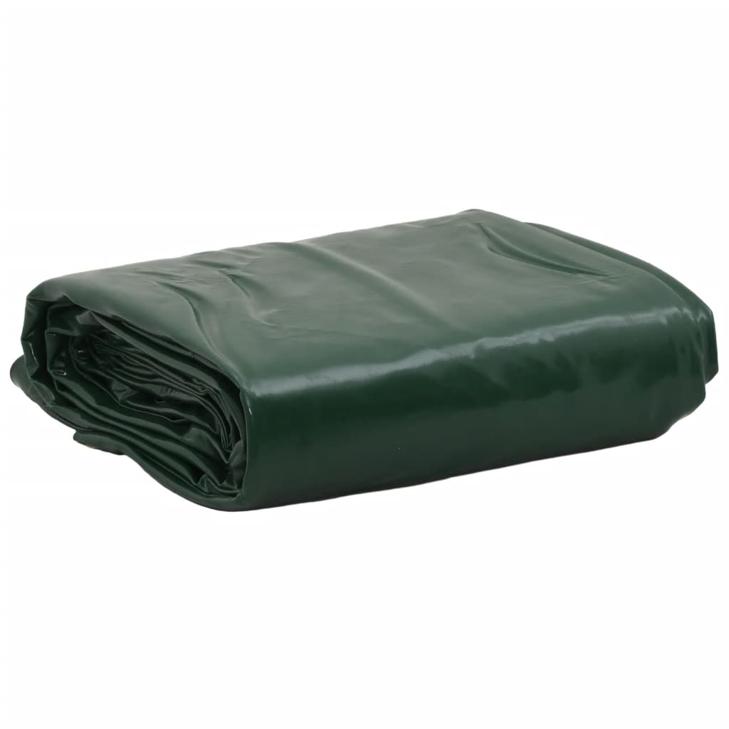 vidaXL Prelată, verde, Ø 2,6 m, 650 g/m²