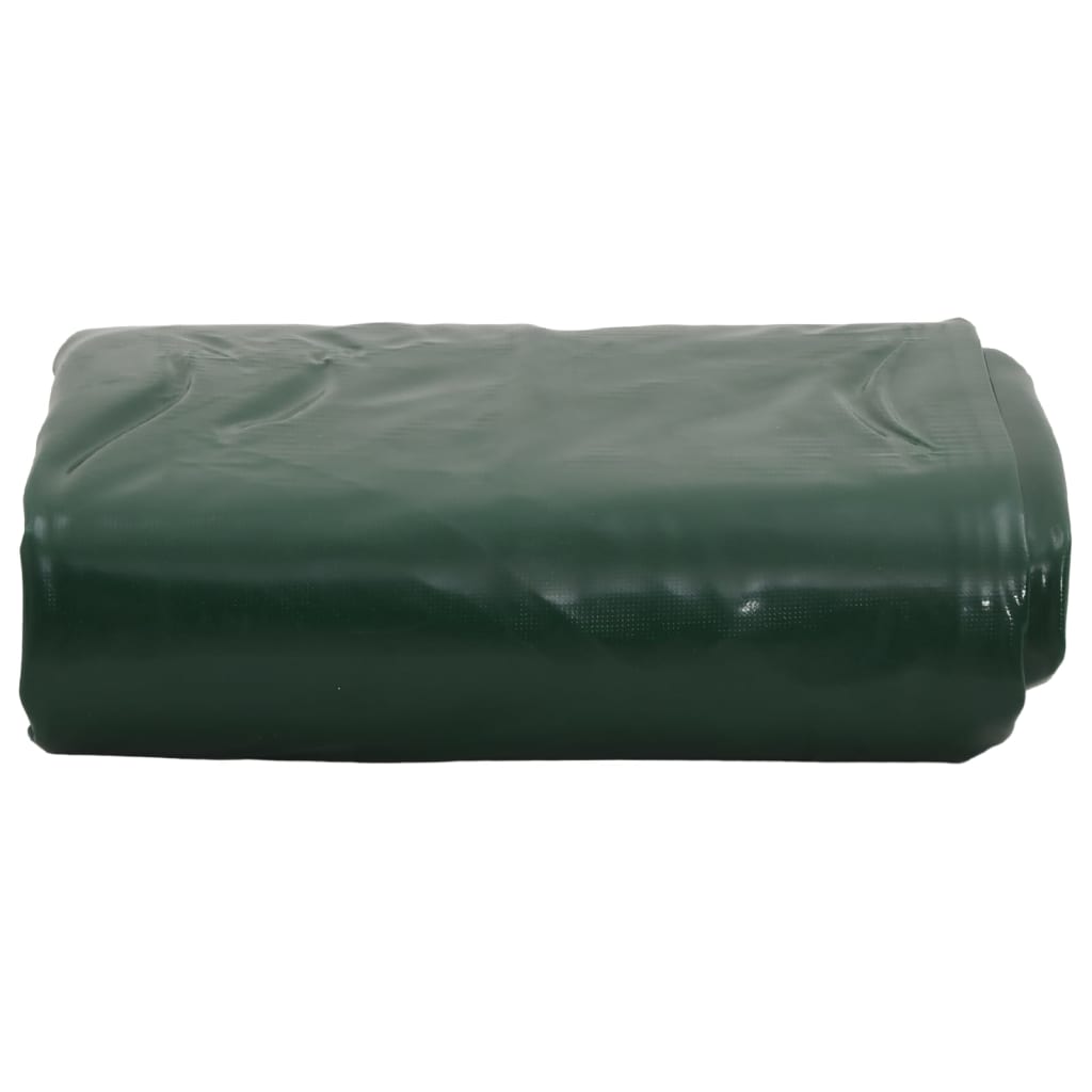 vidaXL Prelată, verde, Ø 3 m, 650 g/m²