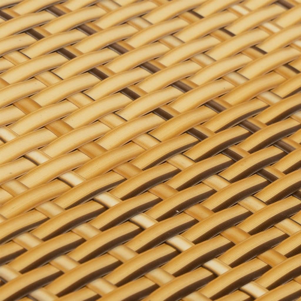 vidaXL Paravan Balcon Maro Deschis 400x80 cm Poly Rattan vidaXL Paravan Balcon Maro Deschis 400x80 cm Poly Rattan
