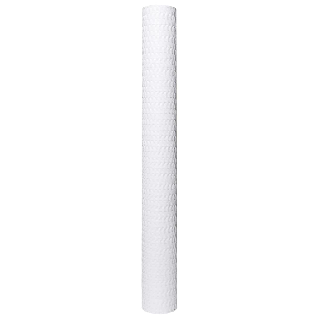 vidaXL Paravan Balcon Alb 1000x80 cm Poly Rattan vidaXL Paravan Balcon Alb 1000x80 cm Poly Rattan