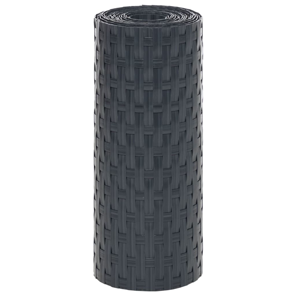 vidaXL Paravane pentru balcon, 5 buc., antracit, 255x19 cm, poliratan vidaXL Paravane pentru balcon, 5 buc., antracit, 255x19 cm, poliratan
