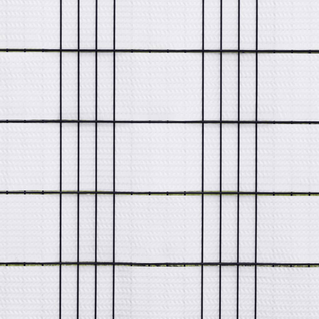 vidaXL Paravane pentru balcon, 5 buc., alb, 255x19 cm, poliratan vidaXL Paravane pentru balcon, 5 buc., alb, 255x19 cm, poliratan