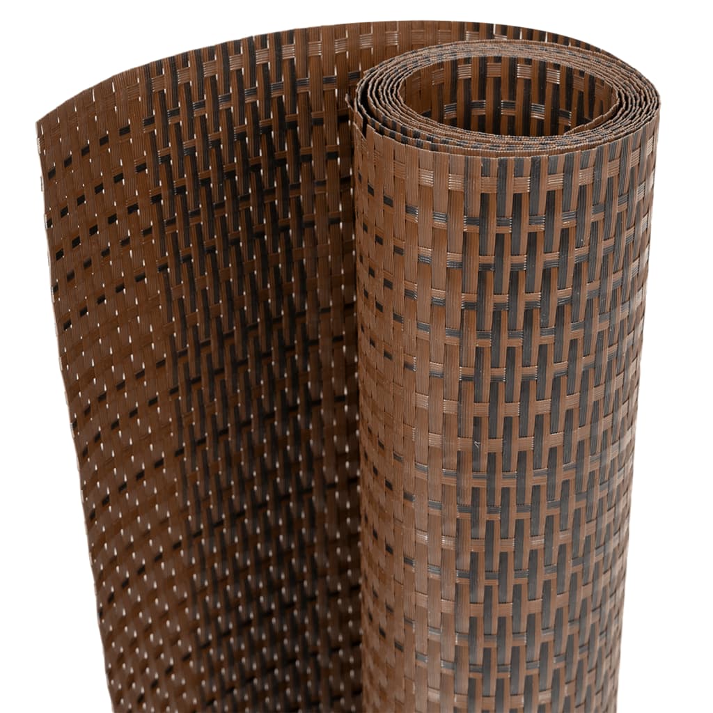 vidaXL Paravan pentru balcon 10 buc. maro și negru 255x19 cm poliratan vidaXL Paravan pentru balcon 10 buc. maro și negru 255x19 cm poliratan