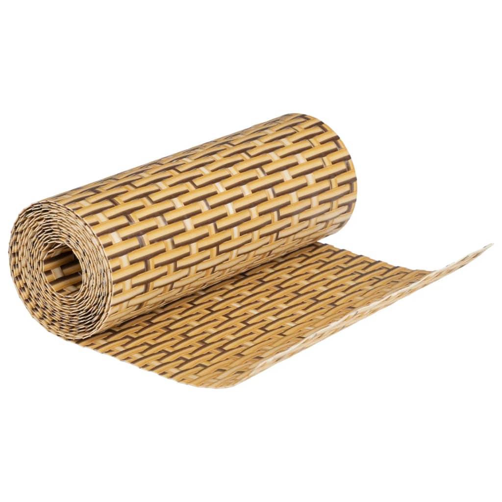 vidaXL Paravane pentru balcon 5 buc. maro deschis 255x19 cm poliratan vidaXL Paravane pentru balcon 5 buc. maro deschis 255x19 cm poliratan