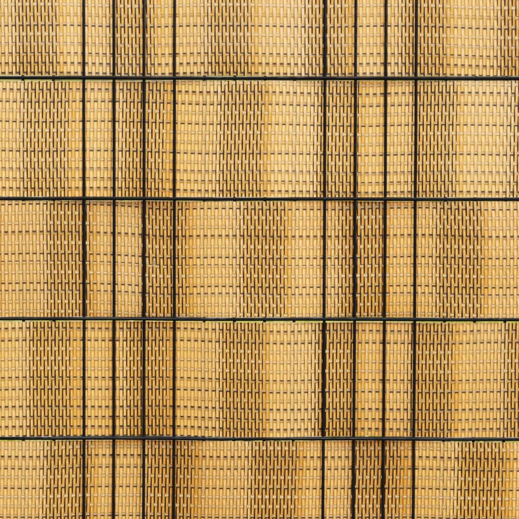 vidaXL Paravane pentru balcon 5 buc. maro deschis 255x19 cm poliratan vidaXL Paravane pentru balcon 5 buc. maro deschis 255x19 cm poliratan