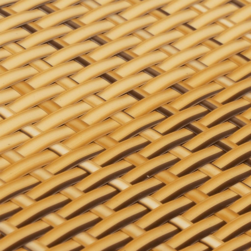 vidaXL Paravane pentru balcon 5 buc. maro deschis 255x19 cm poliratan vidaXL Paravane pentru balcon 5 buc. maro deschis 255x19 cm poliratan