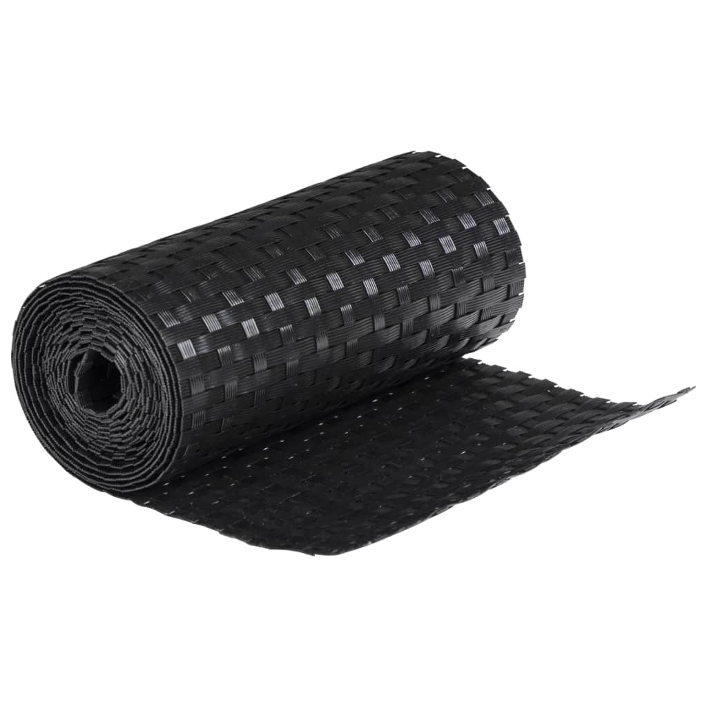 vidaXL Paravane pentru balcon, 5 buc., negru, 255x19 cm, poliratan vidaXL Paravane pentru balcon, 5 buc., negru, 255x19 cm, poliratan