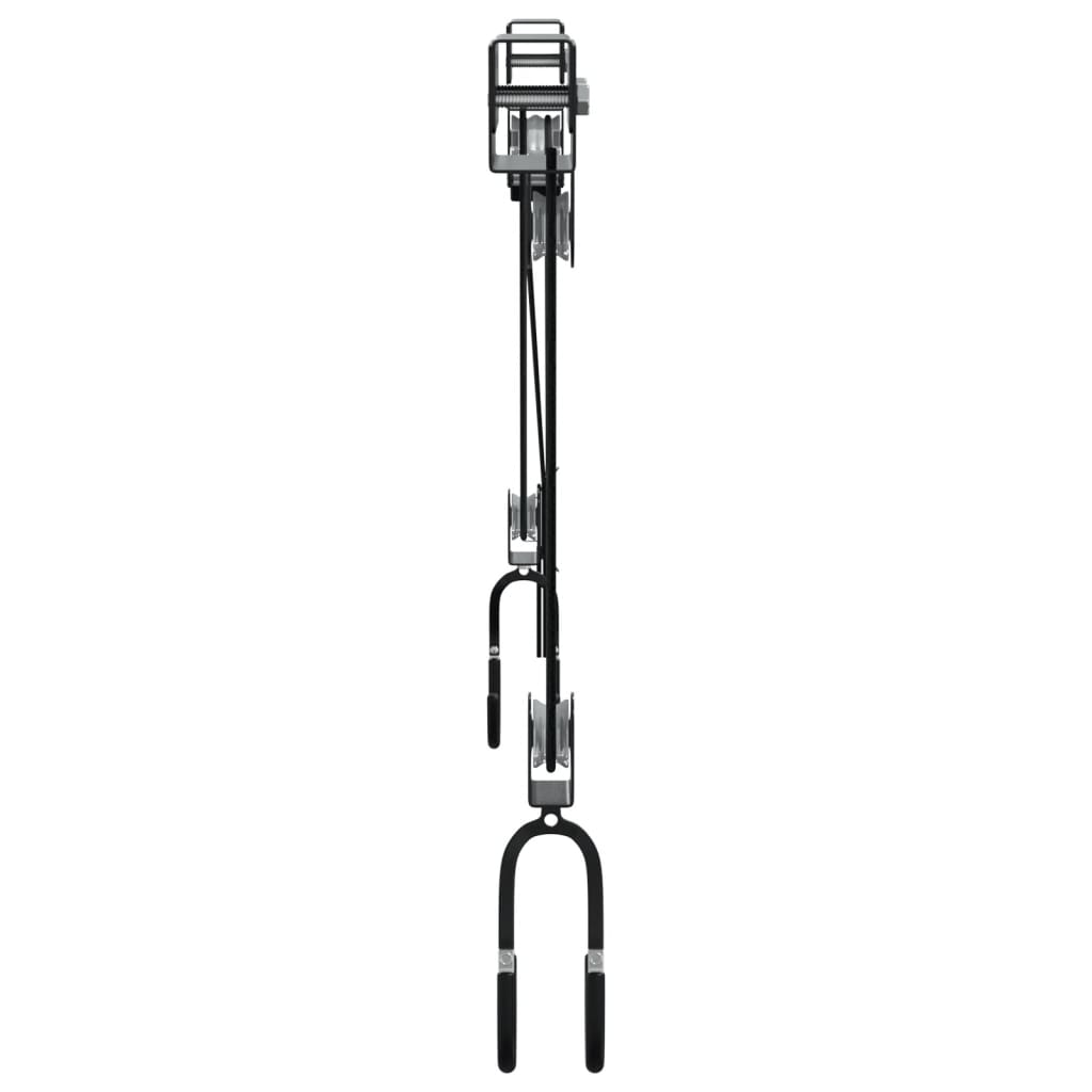 vidaXL Palan pentru biciclete cu suport pe tavan, 57 kg vidaXL Palan pentru biciclete cu suport pe tavan, 57 kg
