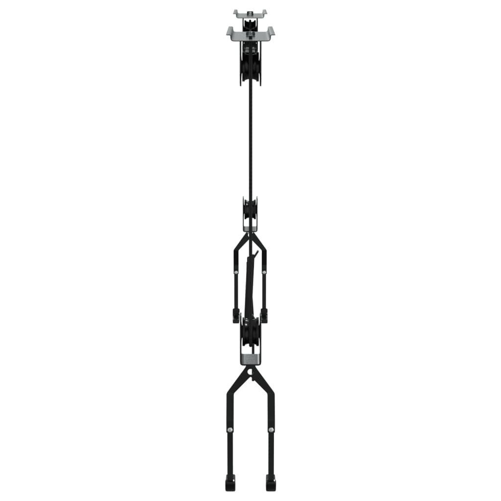 vidaXL Palanuri pentru biciclete cu suport pe tavan, 2 buc., 20 kg vidaXL Palanuri pentru biciclete cu suport pe tavan, 2 buc., 20 kg