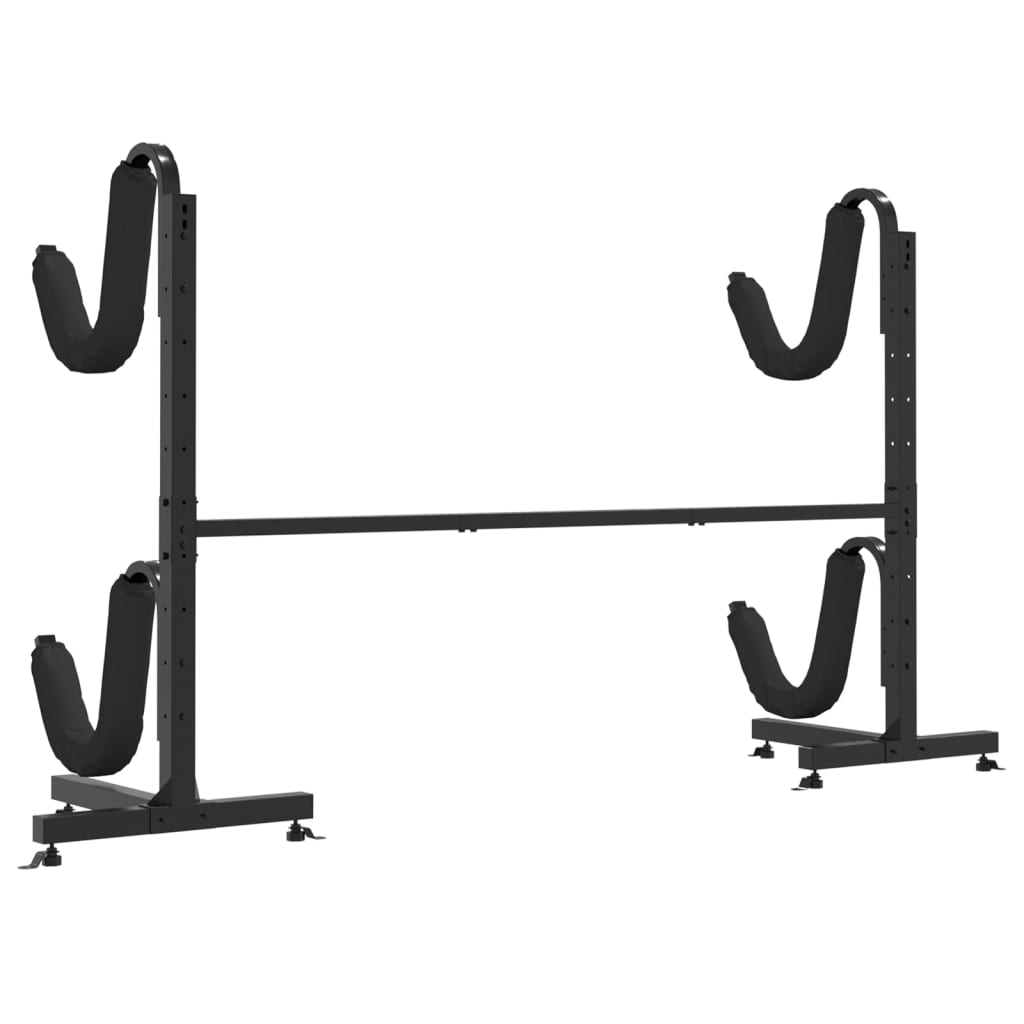 vidaXL Suport de depozitare pentru 2 caiace 250x57x127,5 cm Oțel vidaXL Suport de depozitare pentru 2 caiace 250x57x127,5 cm Oțel