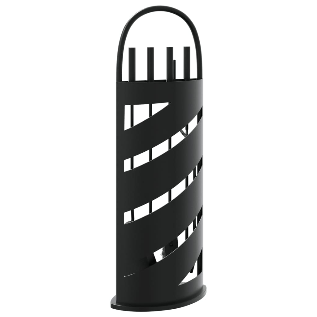 vidaXL Set de unelte pentru șemineu, 5 piese, 23x15x66 cm, oțel