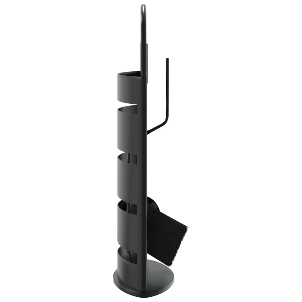 vidaXL Set de unelte pentru șemineu, 5 piese, 23x15x66 cm, oțel vidaXL Set de unelte pentru șemineu, 5 piese, 23x15x66 cm, oțel