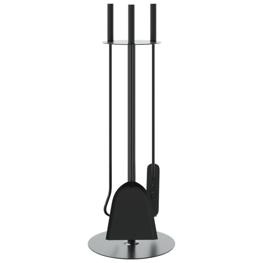 vidaXL Set de unelte pentru șemineu, 4 piese, 22x59 cm, oțel