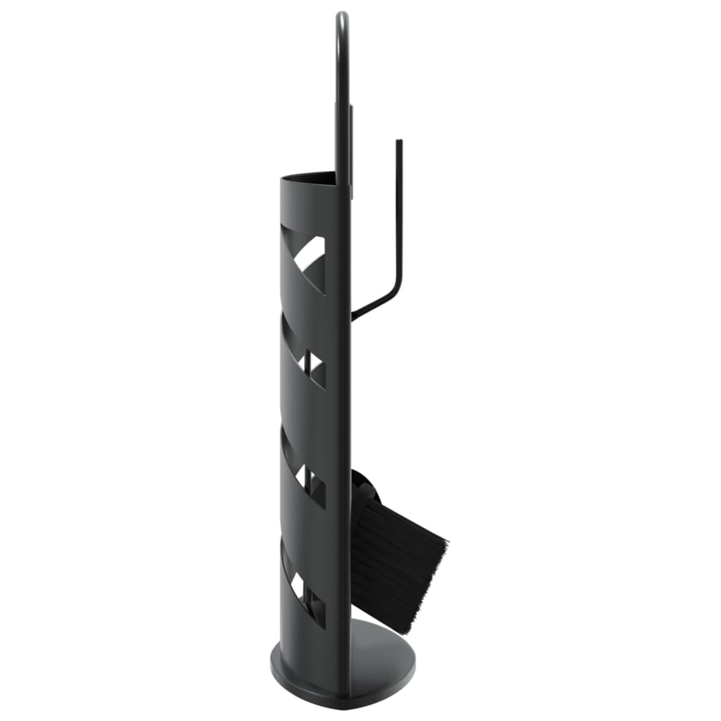 vidaXL Set de unelte pentru șemineu, 5 piese, 23x15x66 cm, oțel vidaXL Set de unelte pentru șemineu, 5 piese, 23x15x66 cm, oțel