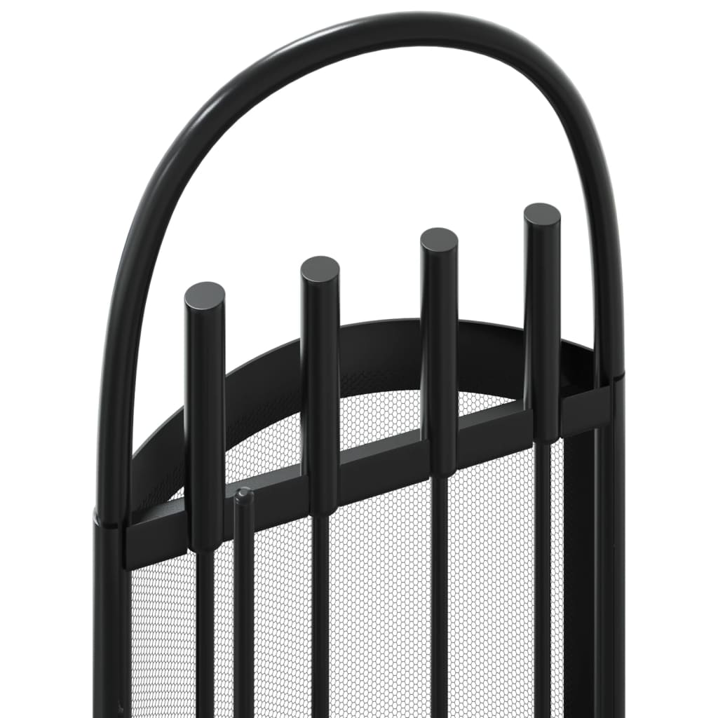 vidaXL Set de unelte pentru șemineu, 5 piese, 23x15x66 cm, oțel vidaXL Set de unelte pentru șemineu, 5 piese, 23x15x66 cm, oțel