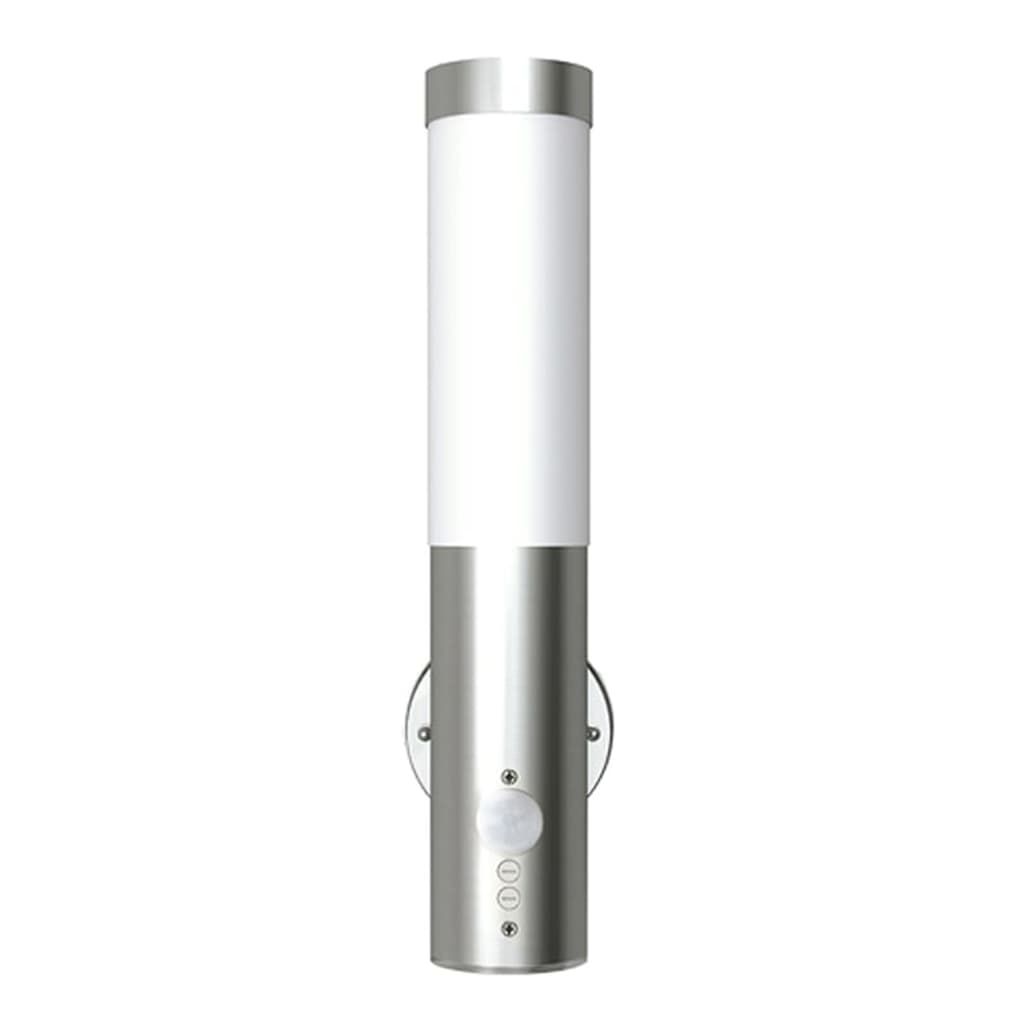 Lampă exterior din oțel inoxidabil cu senzor de mișcare 11 x 35 2 buc Lampă exterior din oțel inoxidabil cu senzor de mișcare 11 x 35 2 buc